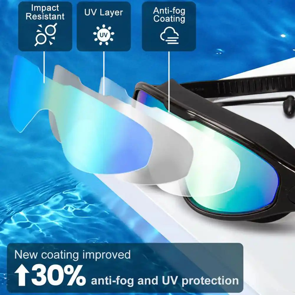 ™ClearWave — نظارات سباحة بانورامية ١٨٠ درجة عالية الدقة
