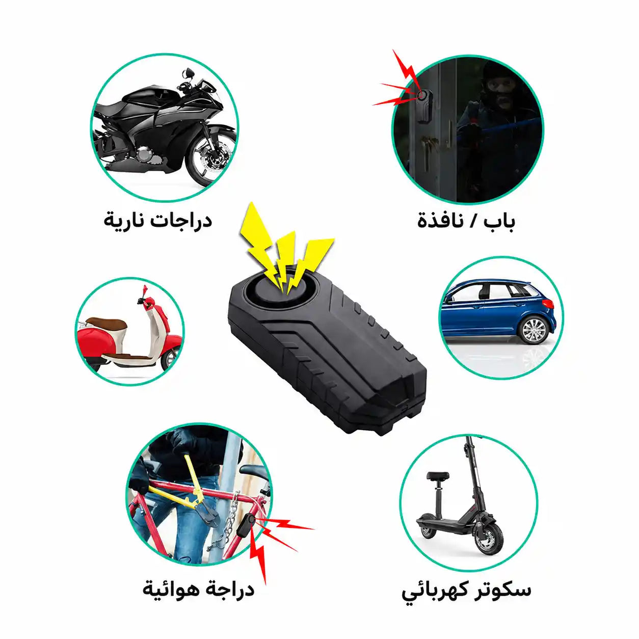 AlarmBox™ — لا أحد يقترب من ممتلكاتك ويفلت