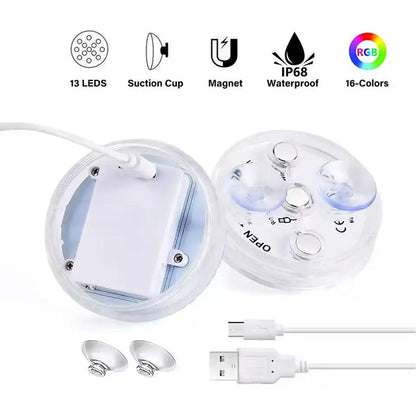 2 HydroLED™ – الضوء الذي يغيّر أجواء مسبحك، حمّامك أو حديقتك